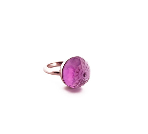 Bague Asteria Or Blanc 18K Ametiste – Image 3
