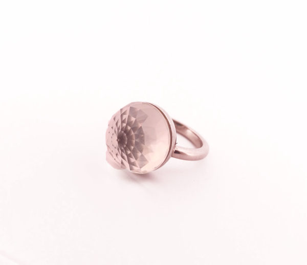 Bague Asteria Or Blanc 18K Prasiolite