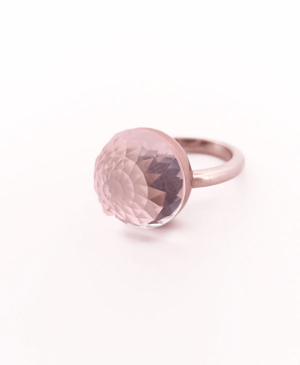 Bague Asteria Or Blanc Quartz 18K