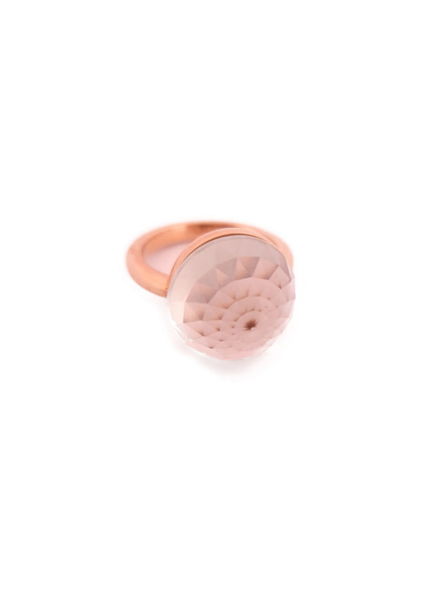 Bague Asteria Or Rose18K Prasiolite – Image 2