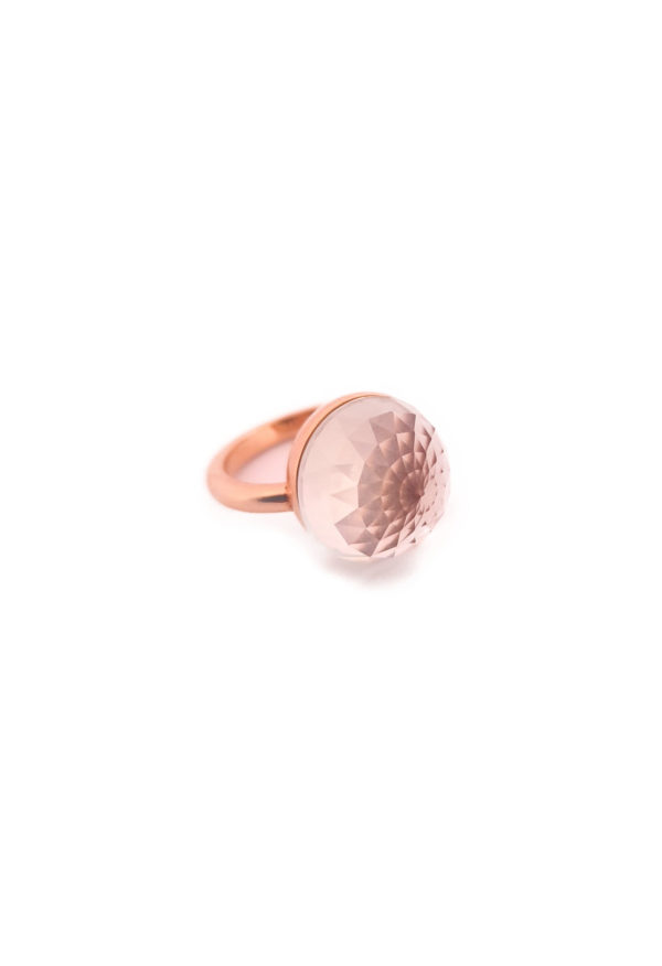 Bague Asteria Or Rose18K Prasiolite – Image 3