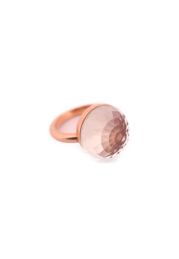 Bague Asteria Or Rose18K Prasiolite – Image 4