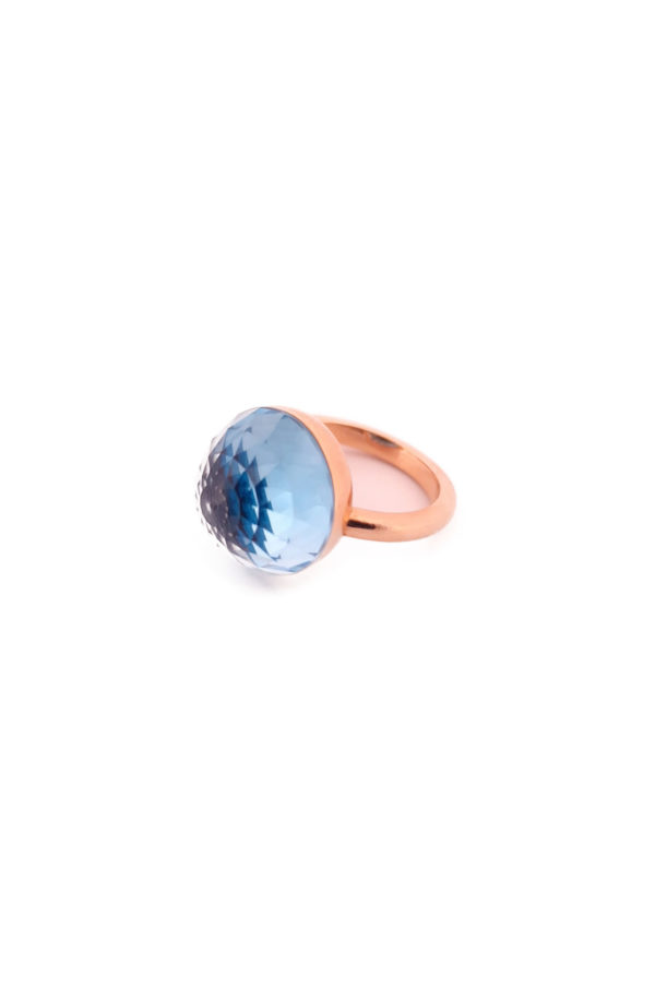 Bague Asteria Or Rose 18K Topaze
