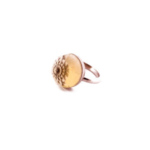 Bague Asteria Or Blanc 18K Lemon Quartz