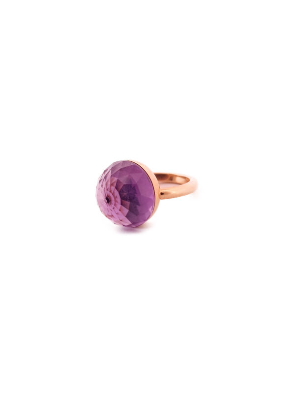 Bague Asteria Or Jaune 18K Améthyste