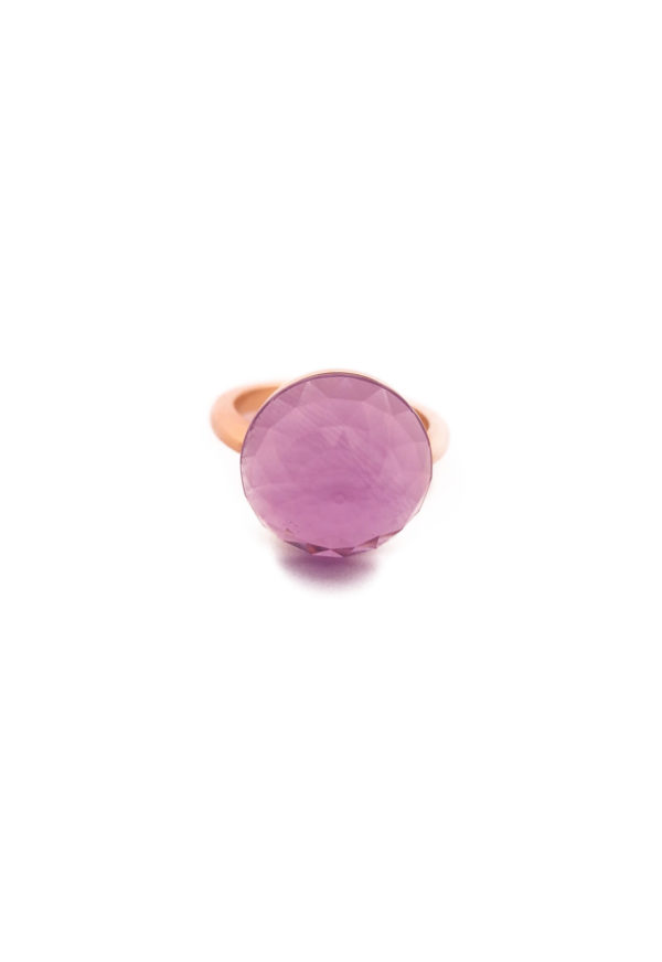 Bague Asteria Or Jaune 18K Améthyste – Image 4