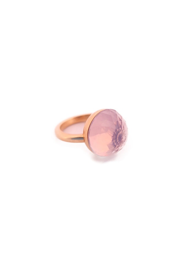 Bague Asteria Or Jaune 18K Quartz Lavande – Image 3