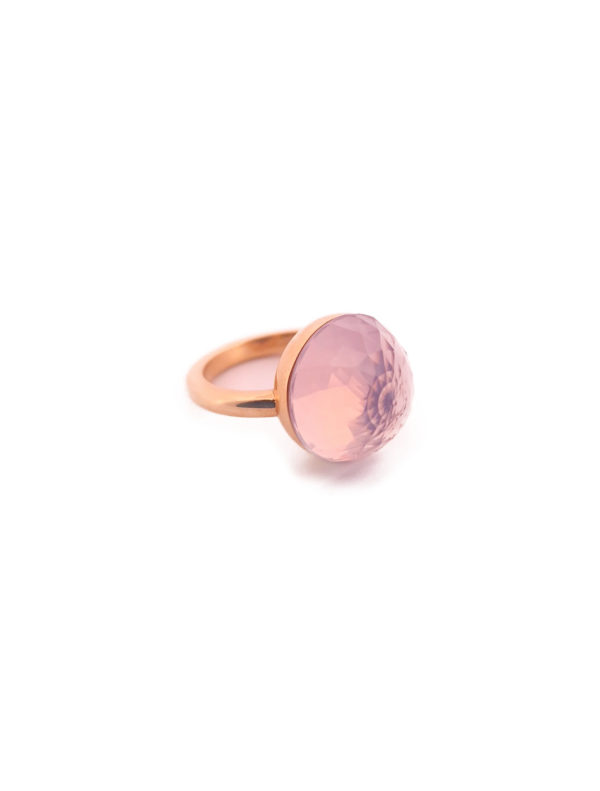 Bague Asteria Or Jaune 18K Quartz Lavande – Image 2