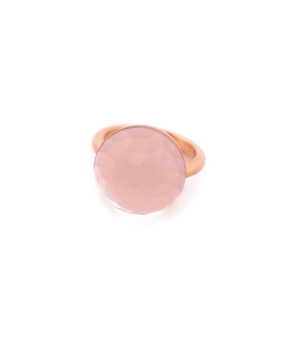 Bague Asteria Or Jaune 18K Quartz Rose – Image 4